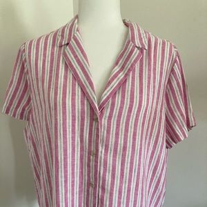 Linen blend Universal Thread short sleeve button down